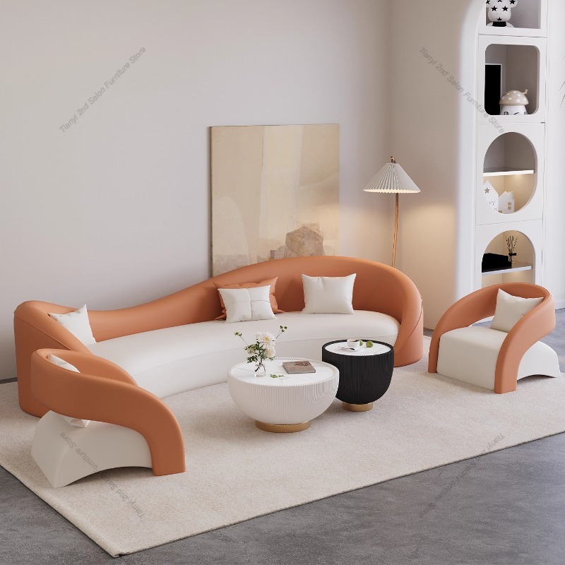 Office Furniture Luxury - Nordic Luxury Office Sofa Beauty Salon