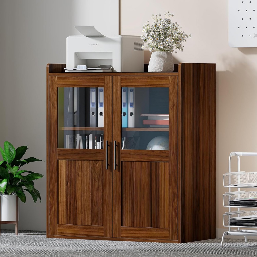 Credenza Office Storage - Bonzy Home File Cabinet, Storage Cabinet