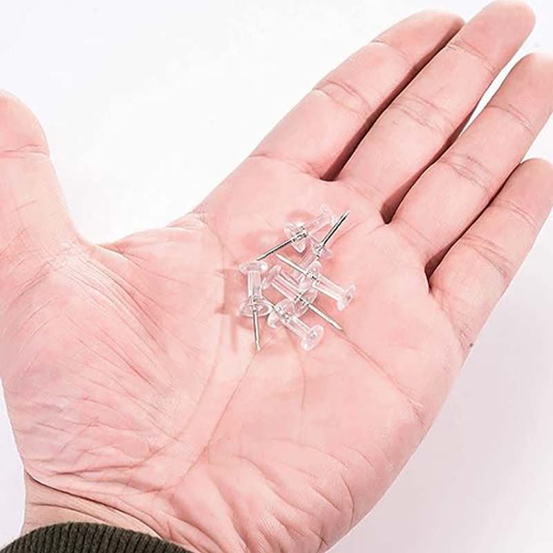 50/100Pcs Push Pins Transparen – обзор и цена Office Furniture Online