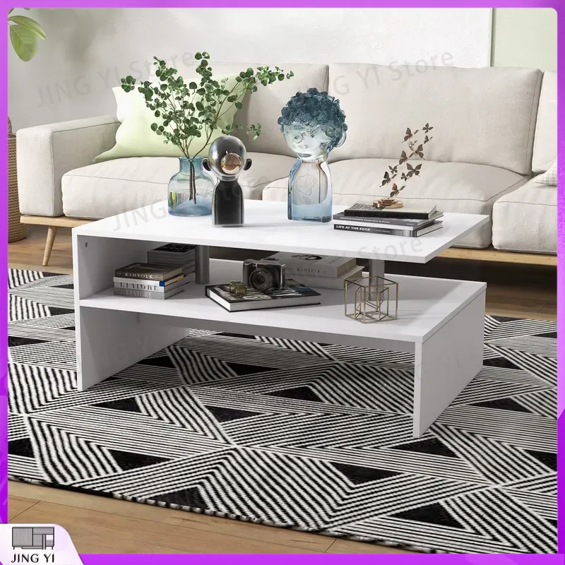 2 Tier Coffee Table Modern Liv – обзор и цена Office Furniture For Small Spaces