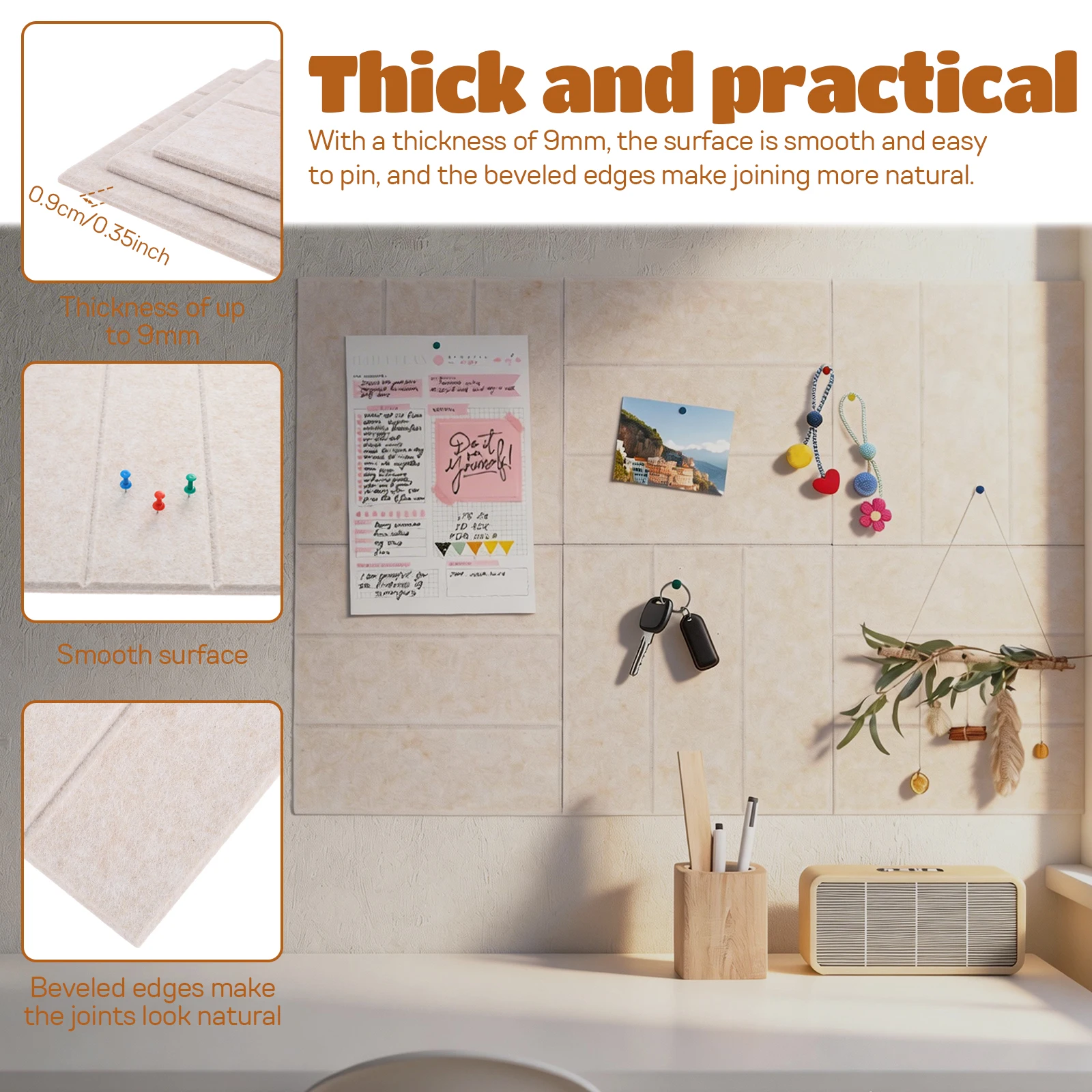 6/12 Pcs Felt Bulletin Board T – обзор и цена Office Furniture Online