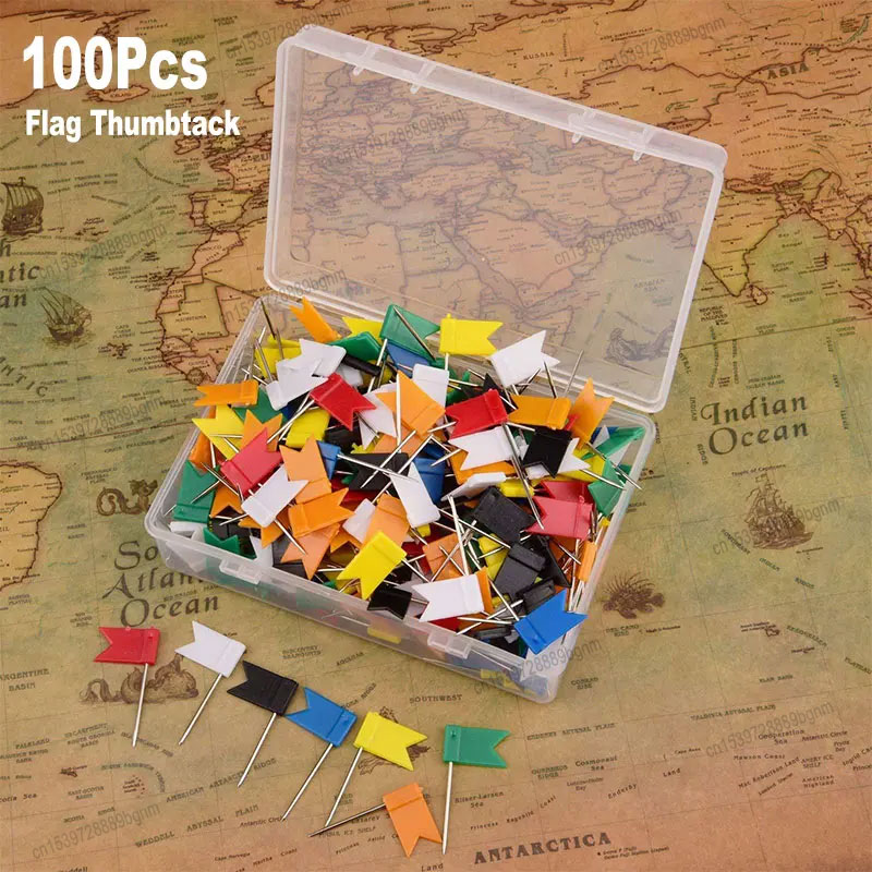 100Pcs Color Set 35mm Flag Thu – обзор и цена Office Furniture Online