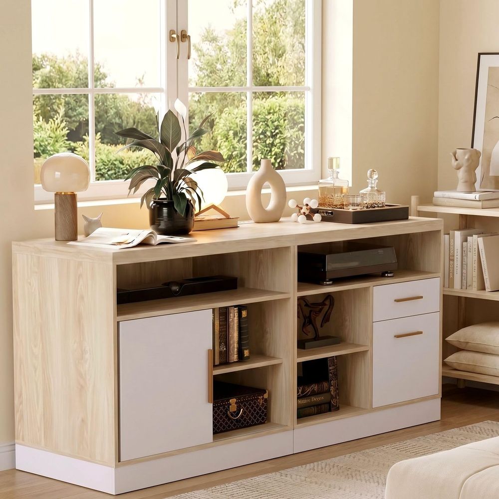 63 Wood Lateral File Cabinet w – обзор и цена Credenza Office Storage