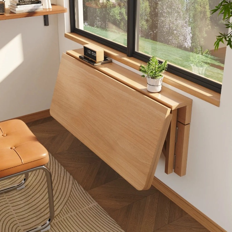 Wall Mounted Folding Desk, Sol – обзор и цена Office Furniture For Small Spaces