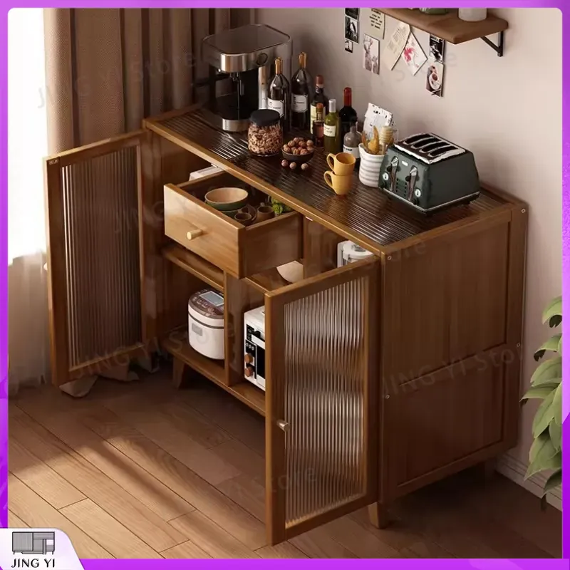 Wooden Kitchen Cabinet Buffet  – обзор и цена Credenza Office Storage