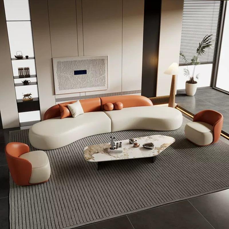 Italian Luxury Curved Sofa Mod – обзор и цена Office Furniture Luxury