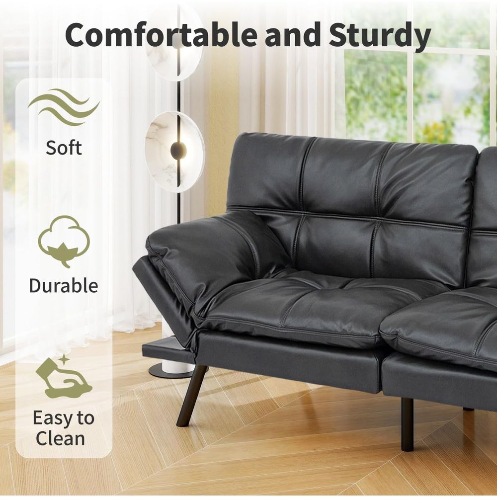 Convertible Sofa Bed with Adju – обзор и цена Office Furniture For Small Spaces