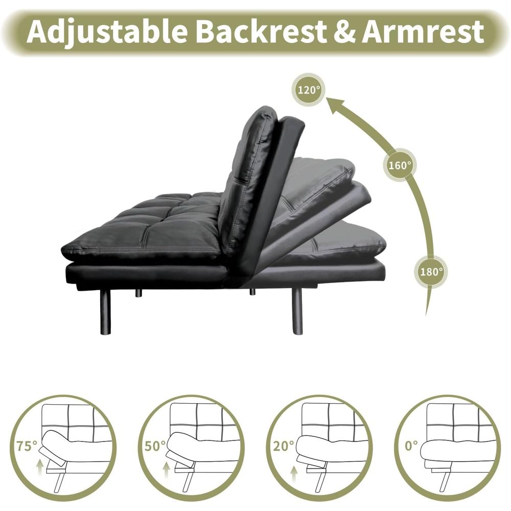 Convertible Sofa Bed with Adju – обзор и цена Office Furniture For Small Spaces