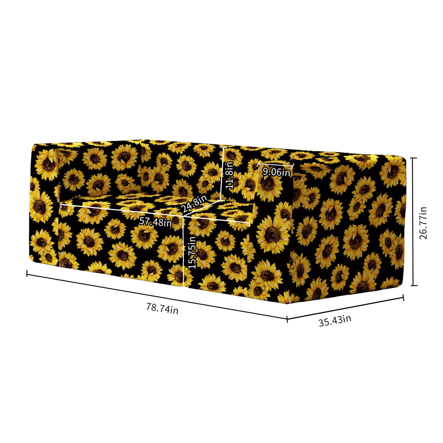 Sunflower Print Boneless Loves – обзор и цена Office Furniture For Small Spaces